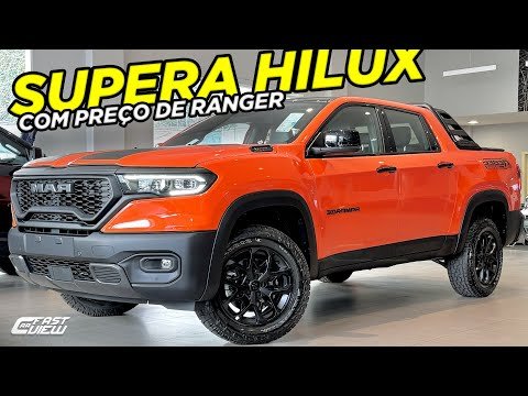 NOVA RAMPAGE REBEL IGNITION 2025 +POTENTE, BARATA E TECNOLÓGICA QUE HILUX! VERSÃO ESTÉTICA EXCLUSIVA