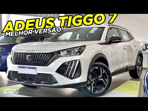 NOVO PEUGEOT 2008 2025 ÚNICO QUE DERROTA TIGGO 7 SPORT NO CUSTO BENEFÍCIO, BELEZA E ITENS DE SÉRIE!