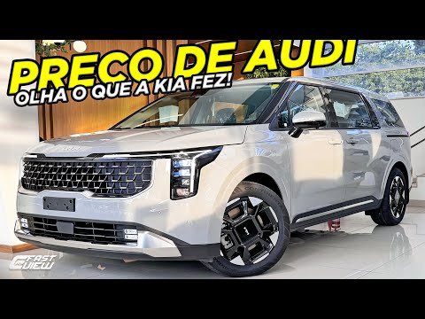 NOVO CARNIVAL 2025 É O MELHOR CARRO DA KIA! PREÇO DE AUDI Q7, ESPAÇO SURREAL, MOTOR V6 E 8 LUGARES!