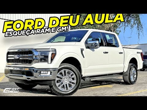 NOVA FORD F-150 LARIAT 2025 FAZ ESQUECER RAM 1500 E GM SILVERADO! +ABSURDA AINDA COM V8 DE MUSTANG!