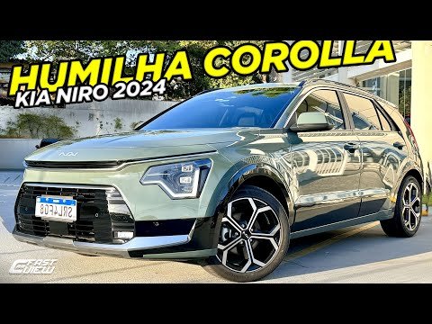 NOVO KIA NIRO 2024 MUITO ECONÔMICO, +EQUIPADO E BONITO QUE COROLLA CROSS É UM HÍBRIDO INCRÍVEL!