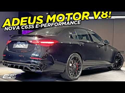 NOVO MERCEDES AMG C63S E-PERFORMANCE 2024 +POTENTE QUE FÓRMULA 1?! ABANDONOU O V8 E FICOU ABSURDO!