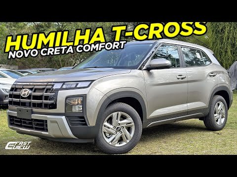 VERSAO BARATA, TODOS VÃO QUERER! NOVO CRETA 2025 CHEGA PRA SER LÍDER! SUPERA FÁCIL T-CROSS E TRACKER