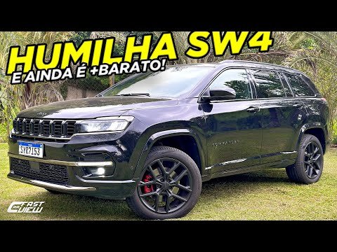 SW4 PASSA VERGONHA 😲 JEEP COMMANDER BLACKHAWK COM 272 CV SUPERA ATÉ BMW NA POTÊNCIA, ESPAÇO E LUXO