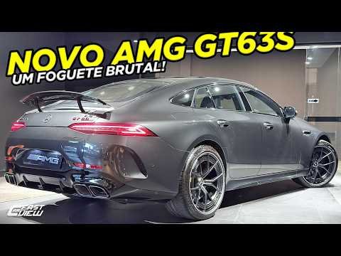 ATÉ PORSCHE INVEJOU! NOVO AMG GT63S E-PERFORMANCE 2025 843 CV, 0 A 100 DE FOGUETE E INTERNA SURREAL