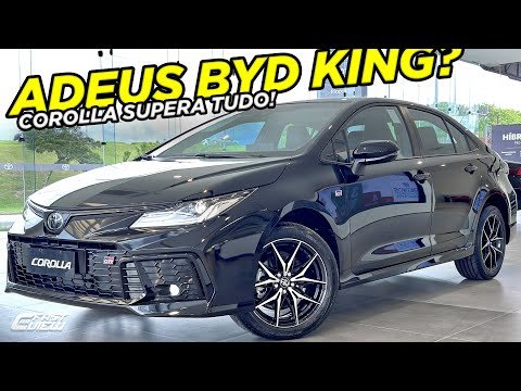 BYD KING E SENTRA PASSAM VERGONHA! NOVO COROLLA GR-S 2025 COM VISUAL INSANO E GARANTIA ABSURDA!