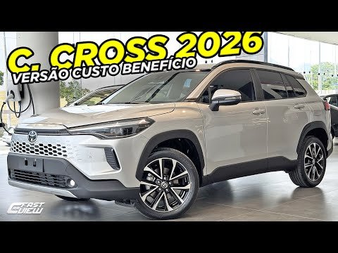 AGORA DESTRÓI A CONCORRÊNCIA! NOVO COROLLA CROSS 2026 COM GARANTIA ABSURDA E NOVOS ITENS VALE A PENA