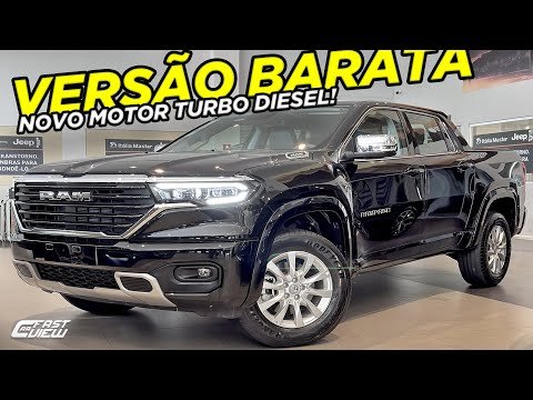 NOVA RAMPAGE BIGHORN 2025 AGORA COM 200 CV SUPERA HILUX, RANGER E S10 DE ENTRADA NO CUSTO BENEFÍCIO?