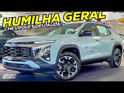 FAZ COMPASS, COROLLA CROSS E TAOS PARECEREM ARCAICOS! NOVO EQUINOX 2025 MELHOR SUV MÉDIO DISPARADO