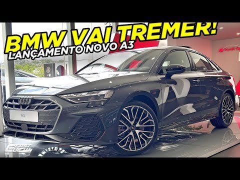 +POTENTE E BARATO QUE BMW 320 E MERCEDES C200! NOVO AUDI A3 2025 AGORA É O MELHOR SEDAN PREMIUM?