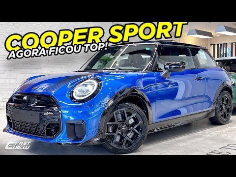 A ESPORTIVIDADE VOLTOU! NOVO MINI COOPER SPORT 2025 COM KIT JCW CORRIGIU TODOS OS ERROS E FICOU TOP!
