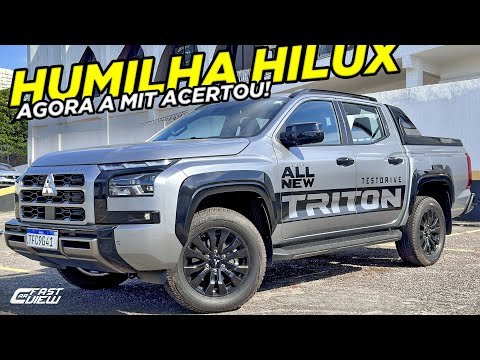 ADEUS RANGER E HILUX? NOVA MITSUBISHI TRITON 2026 AGORA +REFINADA, POTENTE E LUXUOSA É ÓTIMA OPÇÃO!