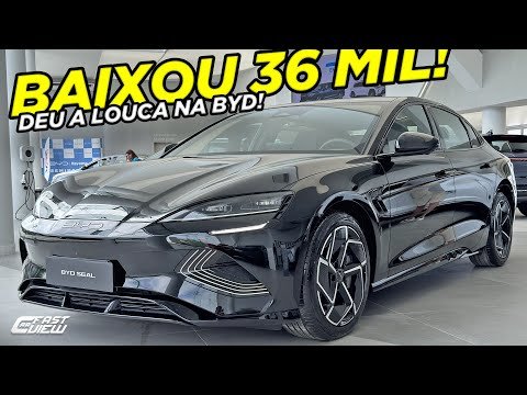 LOUCURA DA BYD QUE HUMILHA ATÉ BMW 320?! NOVO SEAL 2025 AGORA TÁ DE “GRAÇA” COM R$36 MIL DE DESCONTO