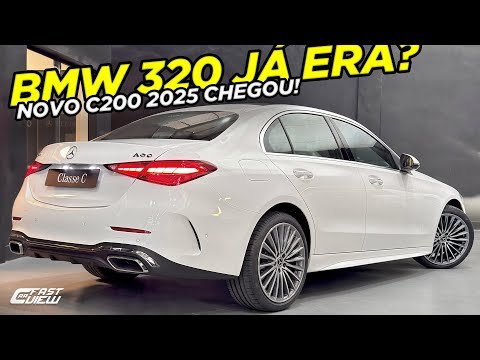 +POTENTE E LUXUOSO QUE BMW! NOVO MERCEDES C200 2025 HÍBRIDO CORRIGIU TODOS OS ERROS E FICOU TOP!