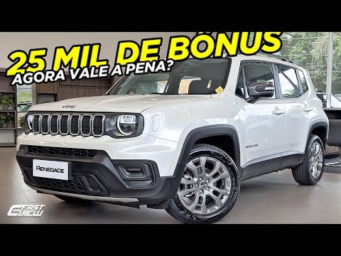 NOVO JEEP RENEGADE LONGITUDE 2025 COM NOVO PREÇO E MOTOR ATUALIZADO! SUPERA CRETA, T-CROSS E 2008?