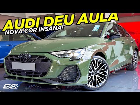 NOVO AUDI A3 PERFORMANCE BLACK 2025 VERDE DISTRITO FICOU TOP! MELHOR CUSTO BENEFÍCIO QUE BMW 320?
