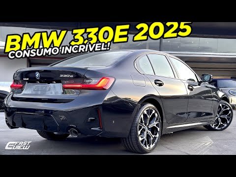 NOVO BMW 330E 2025 FAZ 24 KM/L MAS CUSTA QUASE 500 MIL! SEDAN HÍBRIDO DE LUXO +DESEJADO DO BRASIL?