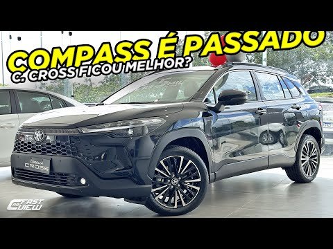 NOVO TOYOTA COROLLA CROSS XRX 2026 ADAS COMPLETO, TETO SOLAR, CÂMERA 360 E LUXO PARA SUPERAR COMPASS