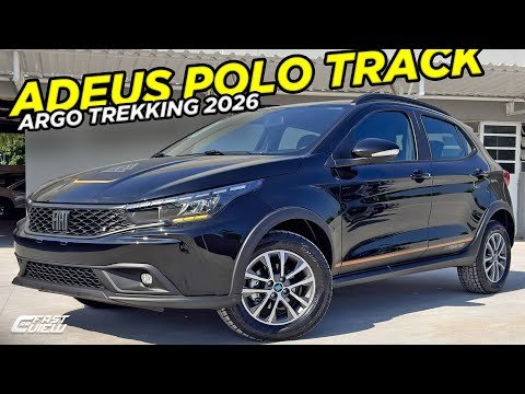 NOVO FIAT ARGO TREKKING 2026 FULL LED E NOVA MÍDIA FAZ 18 KM/L COM MOTOR CONFIÁVEL SUPERA POLO TRACK