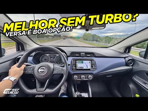 TEST DRIVE NOVO NISSAN VERSA 2025 +CONFORTÁVEL QUE VIRTUS E HB20, MAS COM MOTOR ASPIRADO FICA MANCO?
