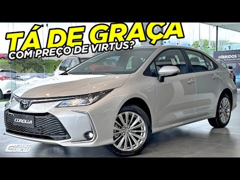 NOVO TOYOTA COROLLA XEI 2025 PELO PREÇO DE VIRTUS É PIADA DA VW OU BONDADE DA TOYOTA? VALE A COMPRA?