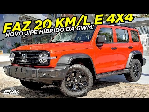 NOVO GWM TANK 300 2026 +BARATO QUE SW4, COMMANDER E PAJERO SPORT COM LUXO DE MERCEDES E FAZ OFFROAD!