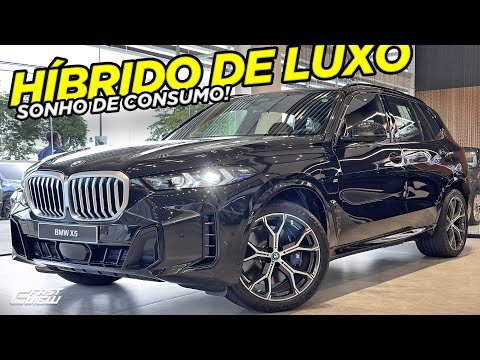 NOVO BMW X5 2025 SUV DE LUXO FAZ 23 KM/L E FICOU +POTENTE! MELHOR E +LUXUOSO QUE PORSCHE CAYENNE?