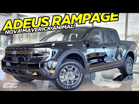 NOVA FORD MAVERICK TREMOR TETO SOLAR, ADAS COMPLETO POR 239 MIL MELHOROU DEMAIS! +BARATA QUE RAMPAGE