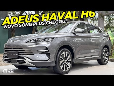 NOVO BYD SONG PLUS 2026 INTERIOR ESCURO, DESIGN ATUALIZADO, +LUXUOSO E EQUIPADO! MELHOR SUV HÍBRIDO!