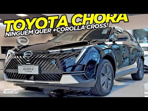 NOVO GAC GS4 HÍBRIDO 30 MIL +BARATO E 10X MELHOR QUE COROLLA CROSS DÁ UM BANHO NOS RIVAIS! ESSE VALE