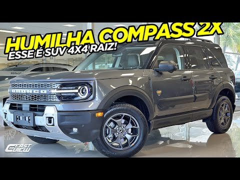 NOVO FORD BRONCO 2025 FAZ JEEP PASSAR VERGONHA! ÚNICO SUV OFFROAD DE VERDADE E +BARATO QUE COMPASS
